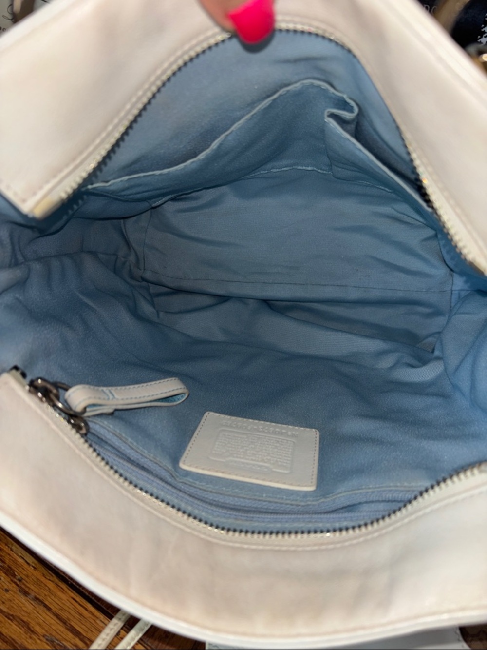 RARE Coach Limited Edition Polka Dot Gallery Tote & Matching Wristlet Set – Y2K - Picture 10 of 12